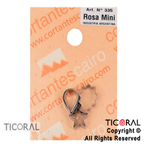 CORTANTE C 335 ROSA MINI ACERO 3 x 1